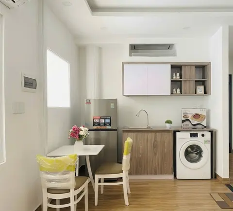 1 phòng ngủ cho thuê NGUYỄN CỬU VÂN, Bình Thạnh – 10,7 triệu/tháng · AH-C92CEB